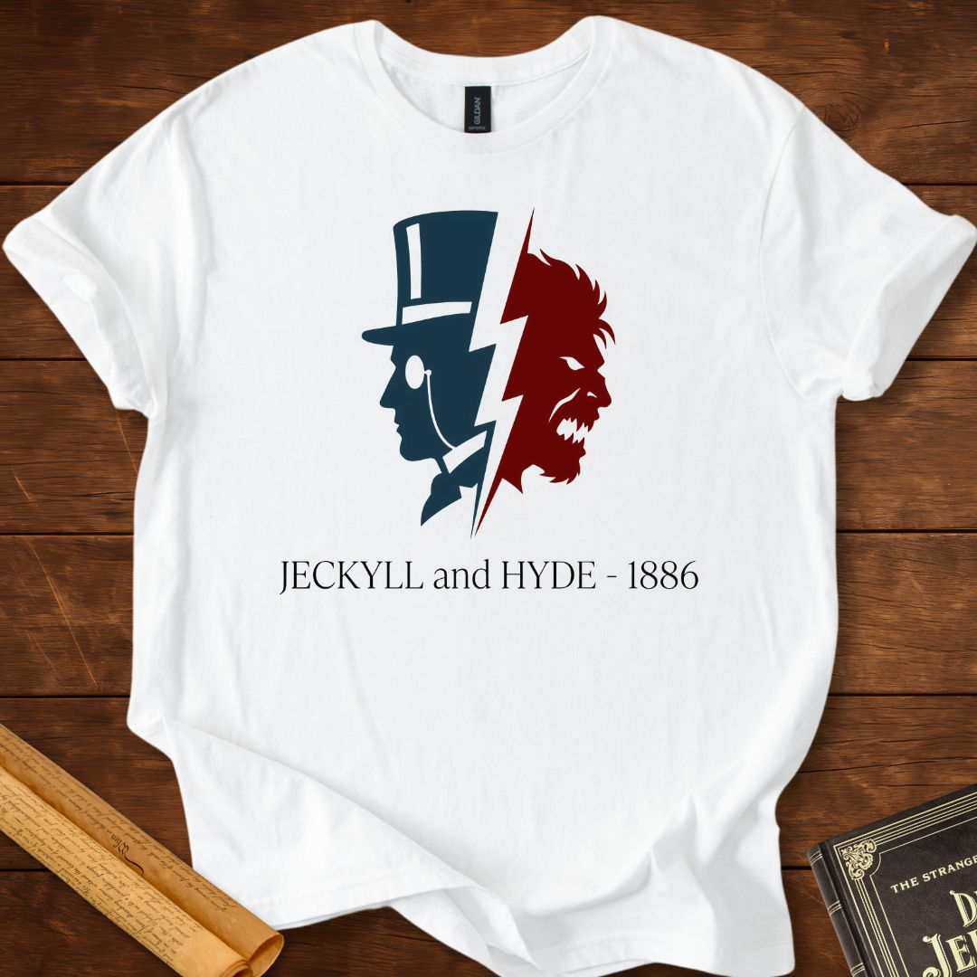 Jekyll and Hyde 1886 – Duality Silhouette Literary T-Shirt