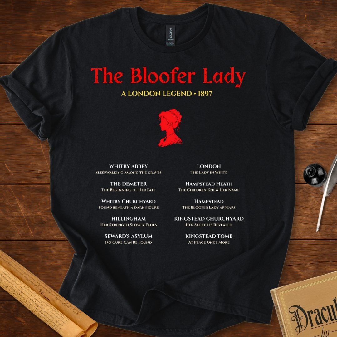 The Bloofer Lady – A London Legend 1897 Literary Gothic T-Shirt