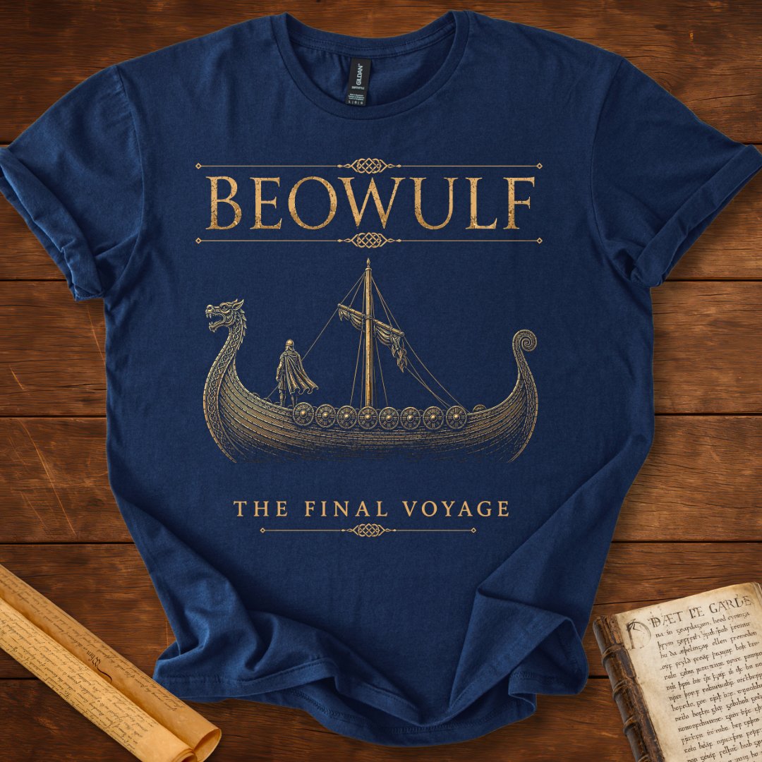 The Final Voyage | Beowulf Literary T-Shirt
