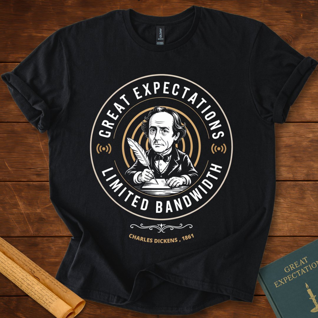 Great Expectations, Limited Wifi T-Shirt Black