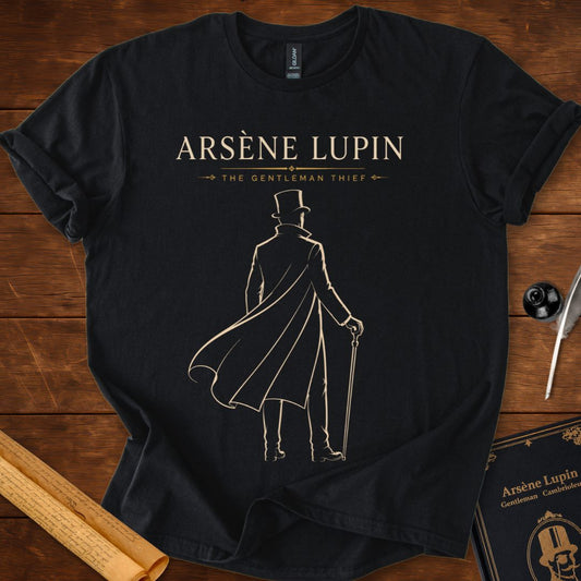 Arsène Lupin – The Gentleman Thief Literary Noir T-Shirt