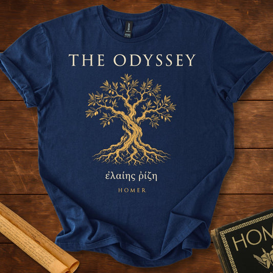 The Odyssey Olive Tree | Homer Greek Classic Lit T-Shirt