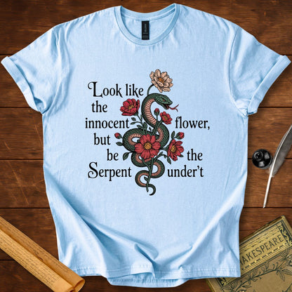 Look Like the Innocent Flower T-Shirt Light Blue