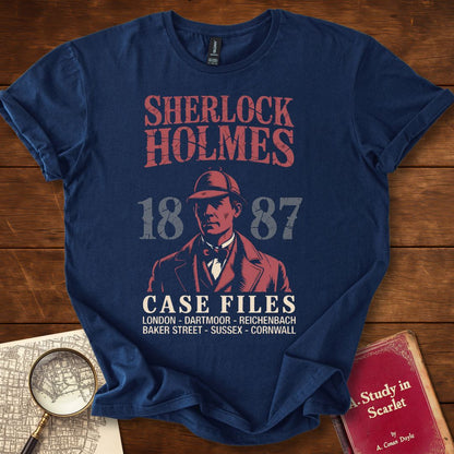 Sherlock Holmes 1887 Case Files (Distressed Version) T-Shirt