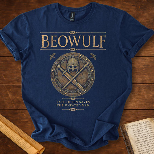 Fate Often Saves | Beowulf Literary T-Shirt