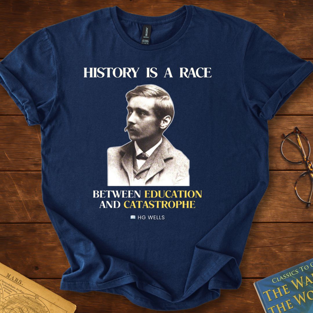 History is a Race HG Wells T-Shirt