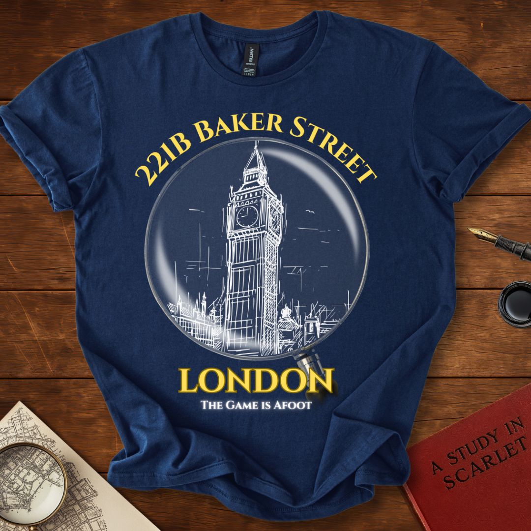 Sherlock Baker Street London Big Ben T-Shirt