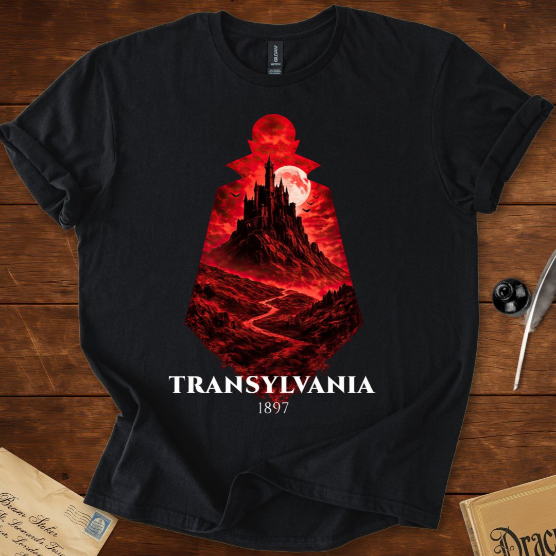 Dracula Transylvania  1897 Silhouette T-Shirt