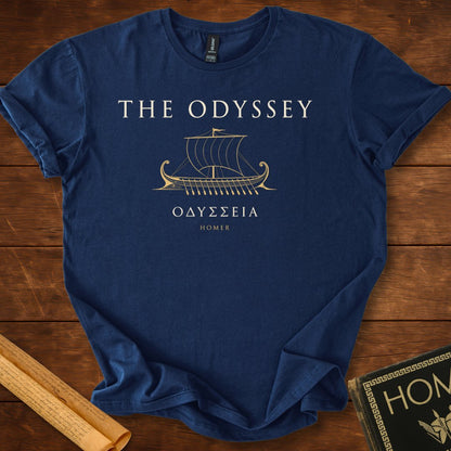 The Odyssey Ship | Greek Classic Homer Literary T-Shirt
