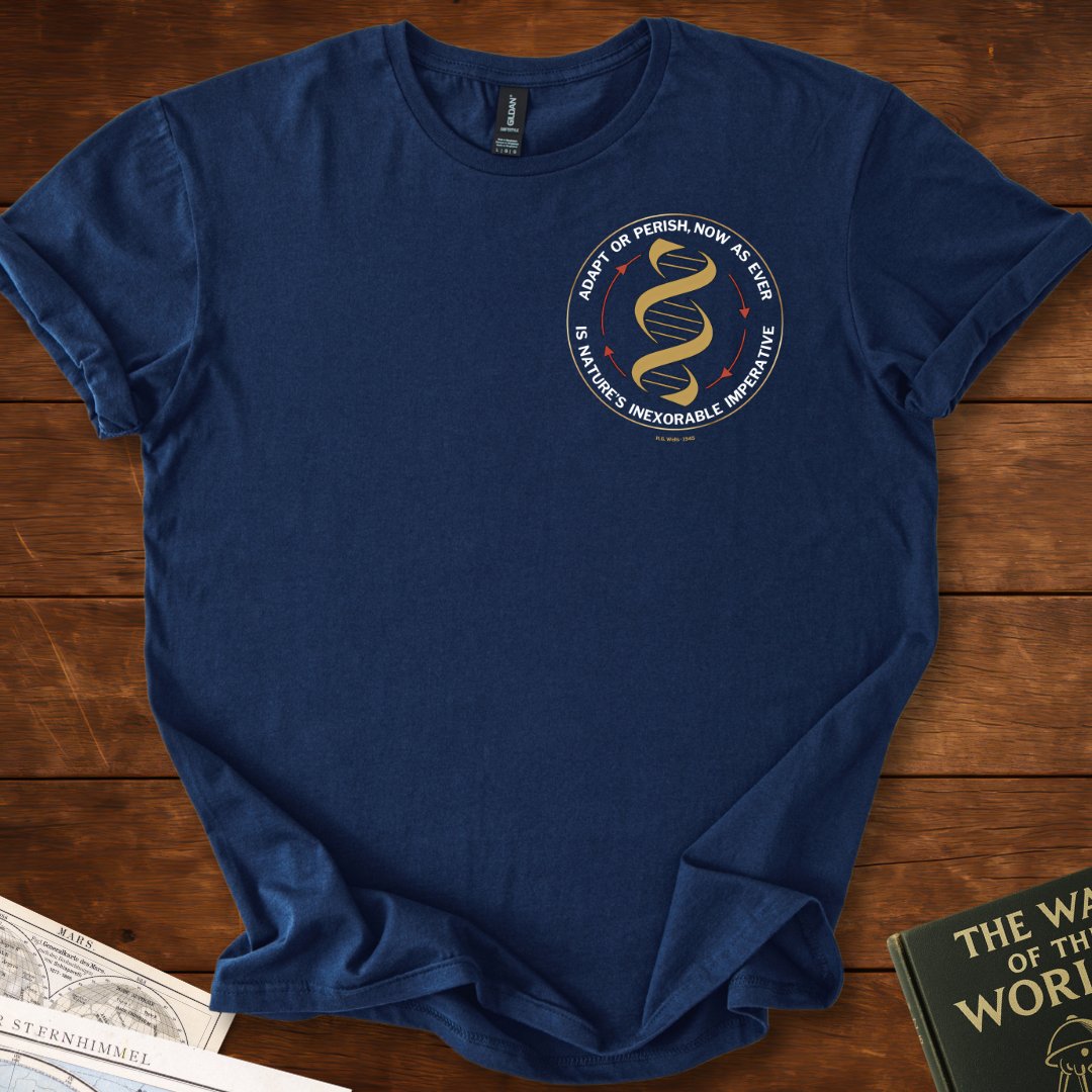 Adapt or Perish T-Shirt Navy
