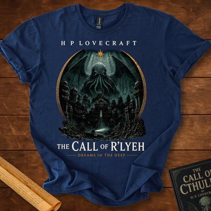 The Call of R'lyeh | HP Lovecraft | Dreams in the Deep T-Shirt