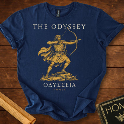 The Odyssey : Odysseus Drawing the Bow | Greek Classic Homer T-Shirt