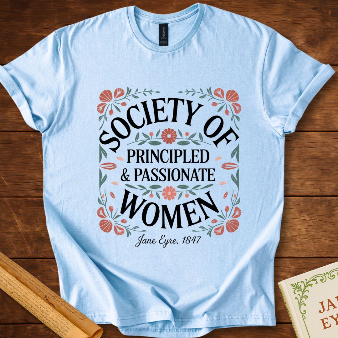 Society of Principled and Passionate Women T-Shirt Light Blue