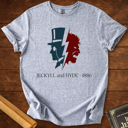 Jekyll and Hyde 1886 – Duality Silhouette Literary T-Shirt