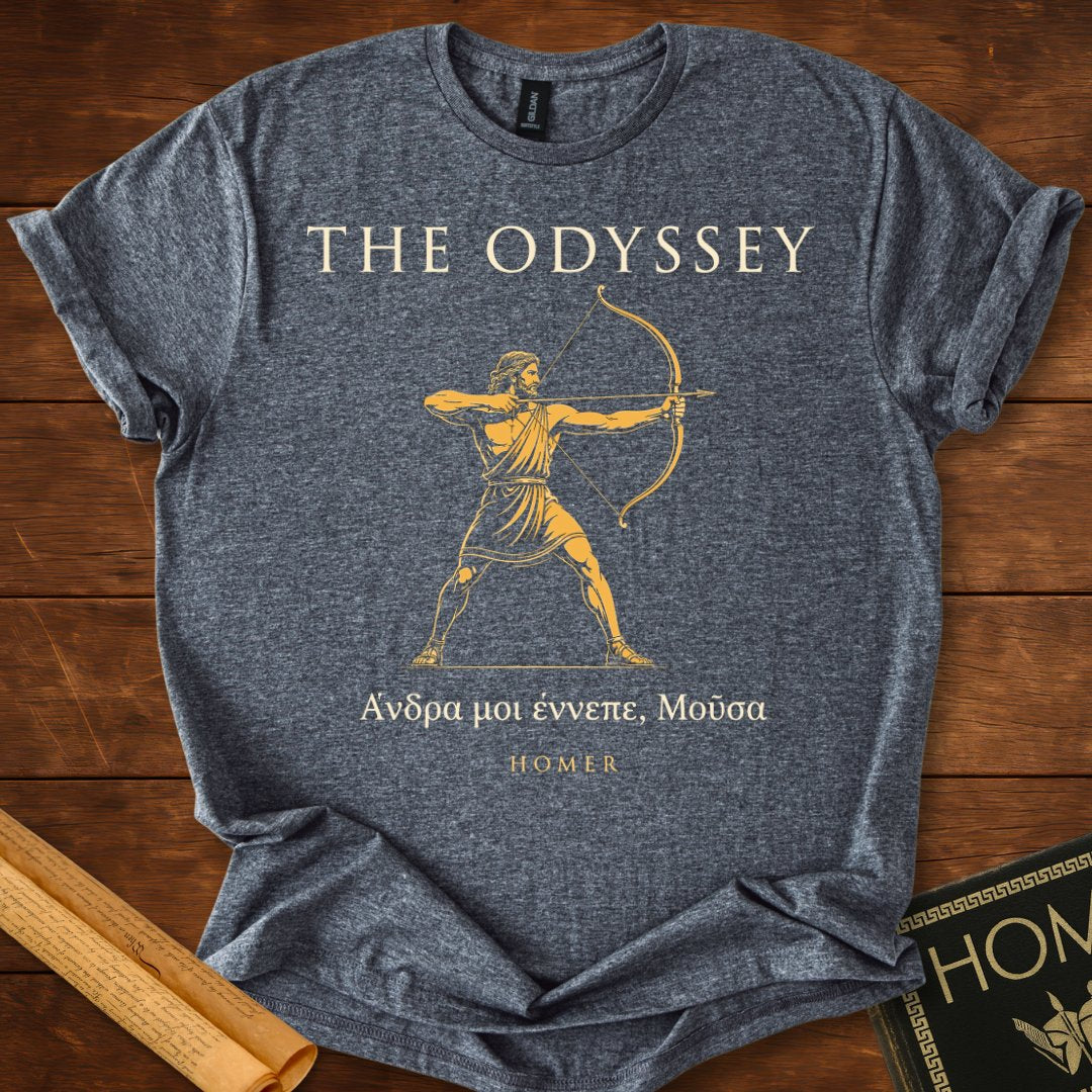 The Odyssey – Archer (Minimal Hero Pose)  Greek Classic Homer T-Shirt