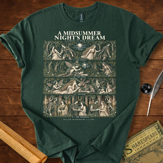 A Midsummer Night’s Dream — A Shakespeare Comedy in Four Visions T-Shirt