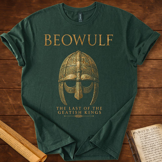 The Last of the Geatish Kings | Beowulf Literary T-Shirt