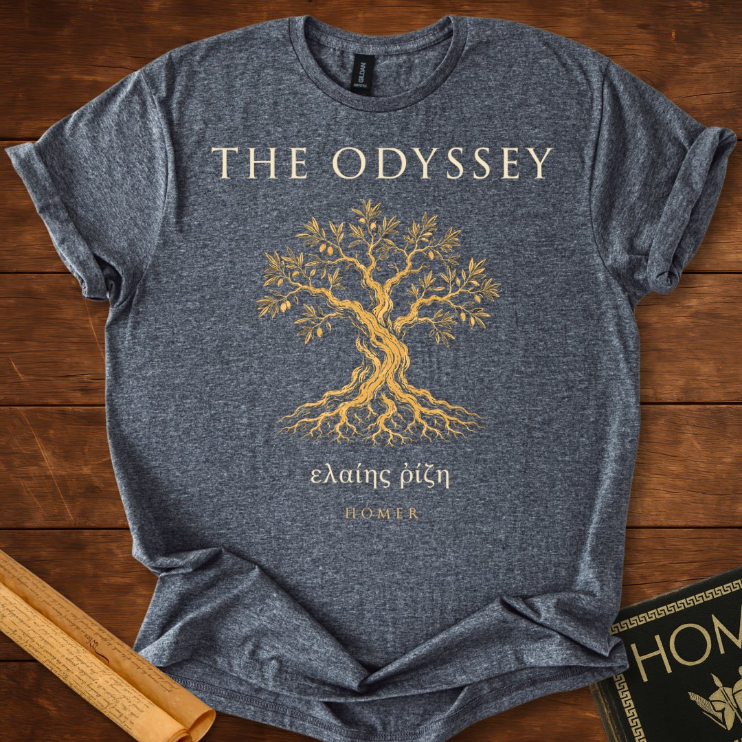 The Odyssey Olive Tree | Homer Greek Classic Lit T-Shirt