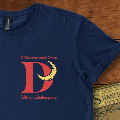 A Midsummer Nights Dream Monogram Insignia Shakespeare T-Shirt