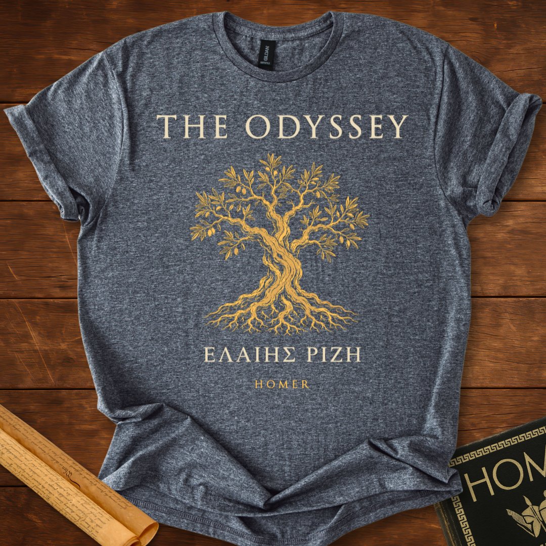 The Odyssey Olive Tree | Homer Greek Classic Lit T-Shirt