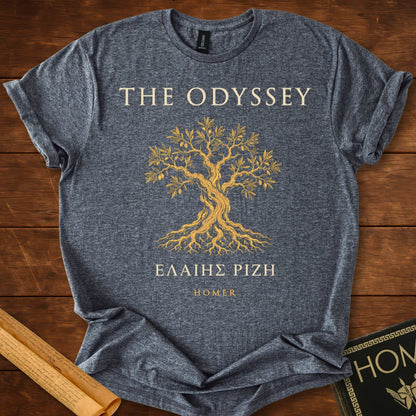 The Odyssey Olive Tree | Homer Greek Classic Lit T-Shirt
