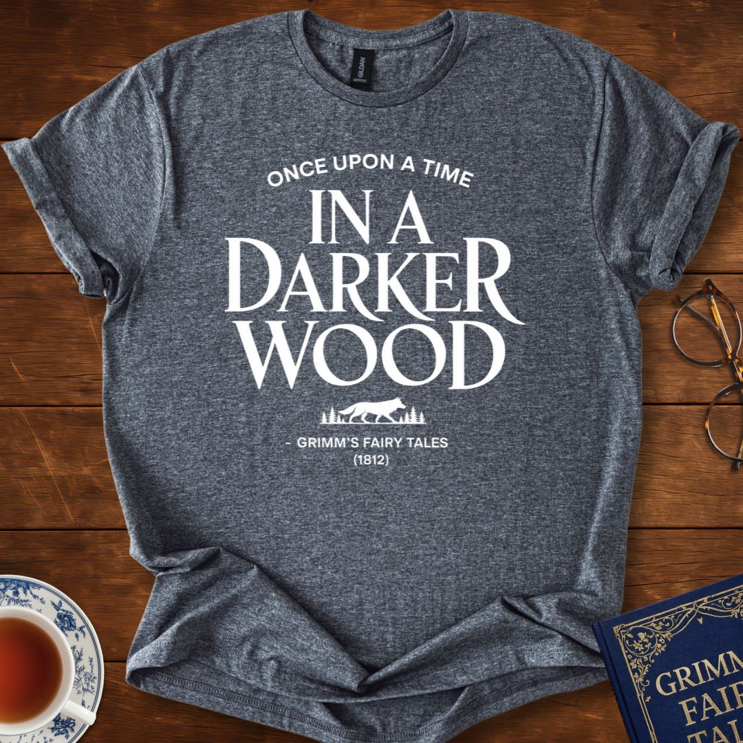 Once Upon a Time Grimm’s Fairy Tales T-Shirt Dark Heather Grey