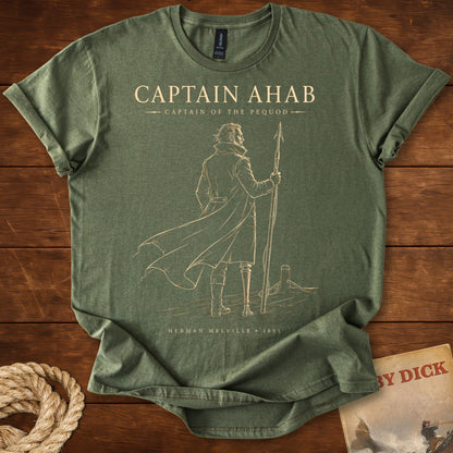Captain Ahab – Captain of the Pequod  | Moby-Dick T-Shirt