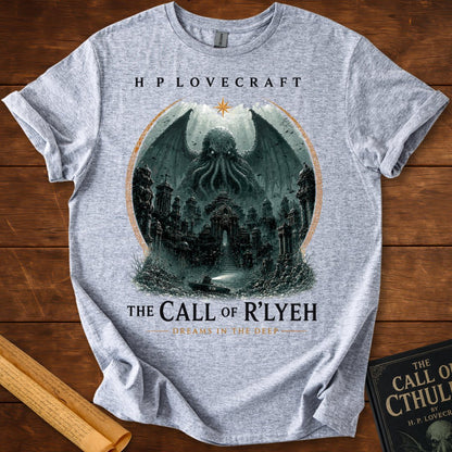 The Call of R'lyeh | HP Lovecraft | Dreams in the Deep T-Shirt