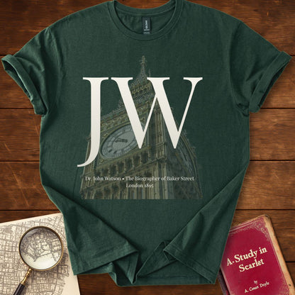 Dr John Watson Sherlock Holmes Duogram London T-Shirt