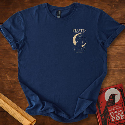Pluto: The Black Cat Insignia – Edgar Allan Poe Gothic T-Shirt