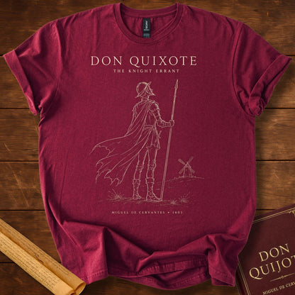 Don Quixote Knight Errant Silhouette T-Shirt
