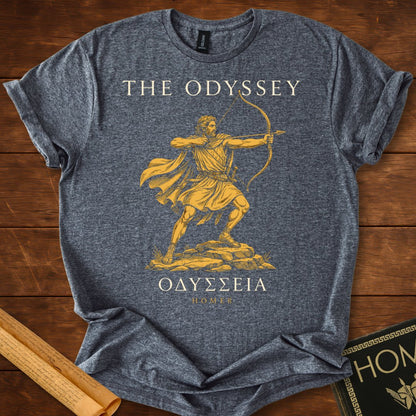 The Odyssey : Odysseus Drawing the Bow | Greek Classic Homer T-Shirt