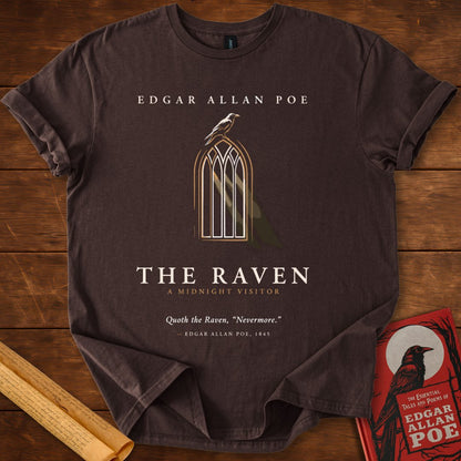 The Raven – A Midnight Visitor Edgar Allan Poe T-Shirt