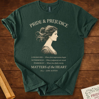 Pride & Prejudice – Matters of the Heart T-Shirt