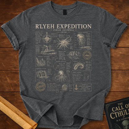 Cthulhu Field Journal 1928 – R'lyeh Expedition T-Shirt