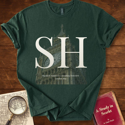 Sherlock Holmes Duogram London T-Shirt