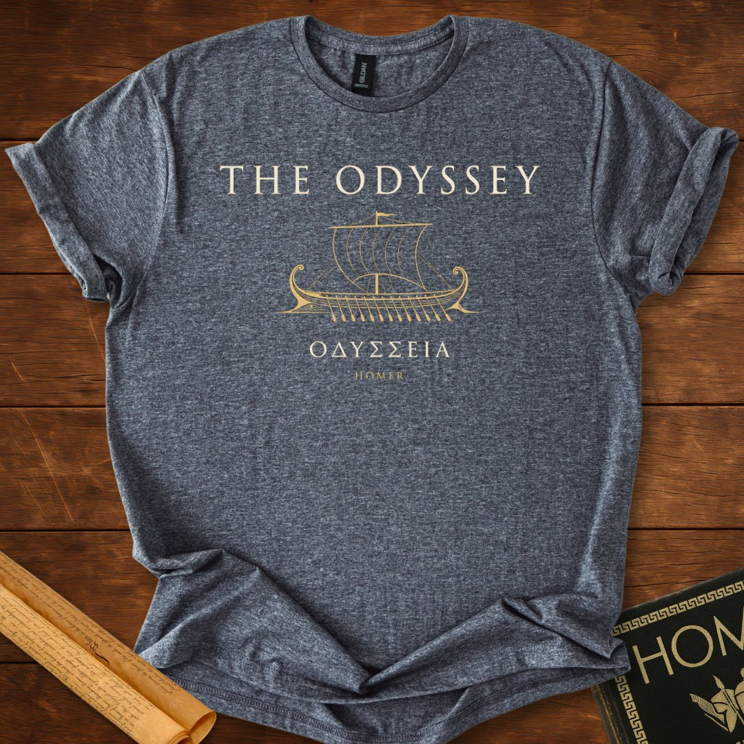 The Odyssey Ship | Greek Classic Homer Literary T-Shirt