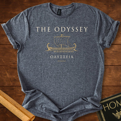 The Odyssey Ship | Greek Classic Homer Literary T-Shirt