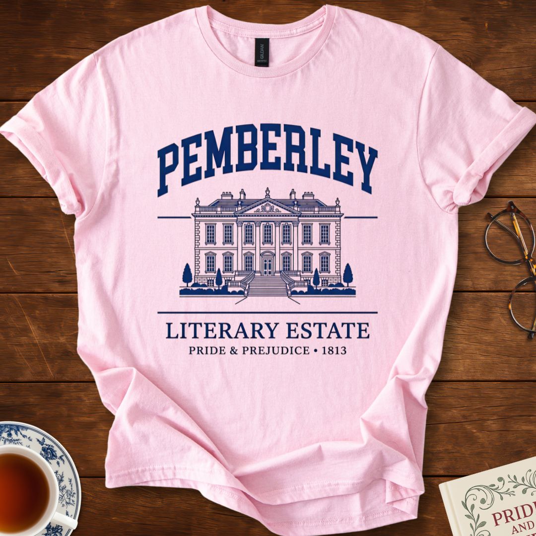 Pemberley Literary Estate Pride and Prejudice T-Shirt