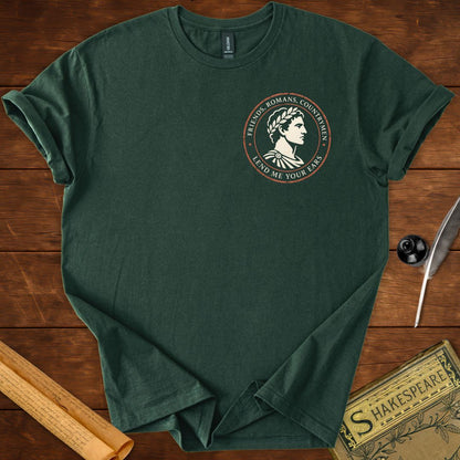 Friends, Romans, Countrymen – Shakespeare Insignia T-Shirt