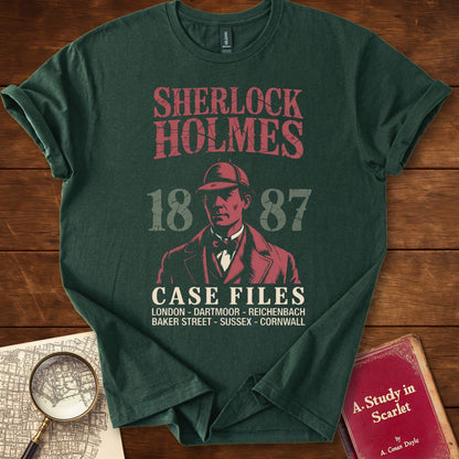 Sherlock Holmes 1887 Case Files (Distressed Version) T-Shirt