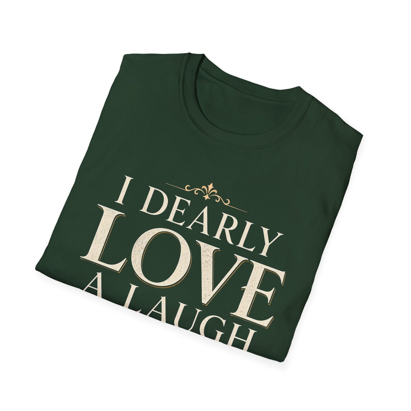 I Dearly Love a Laugh – Elizabeth Bennet Literary Quote T-Shirt