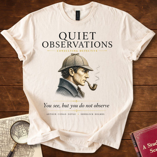 Sherlock Holmes - Quiet Observations T-Shirt