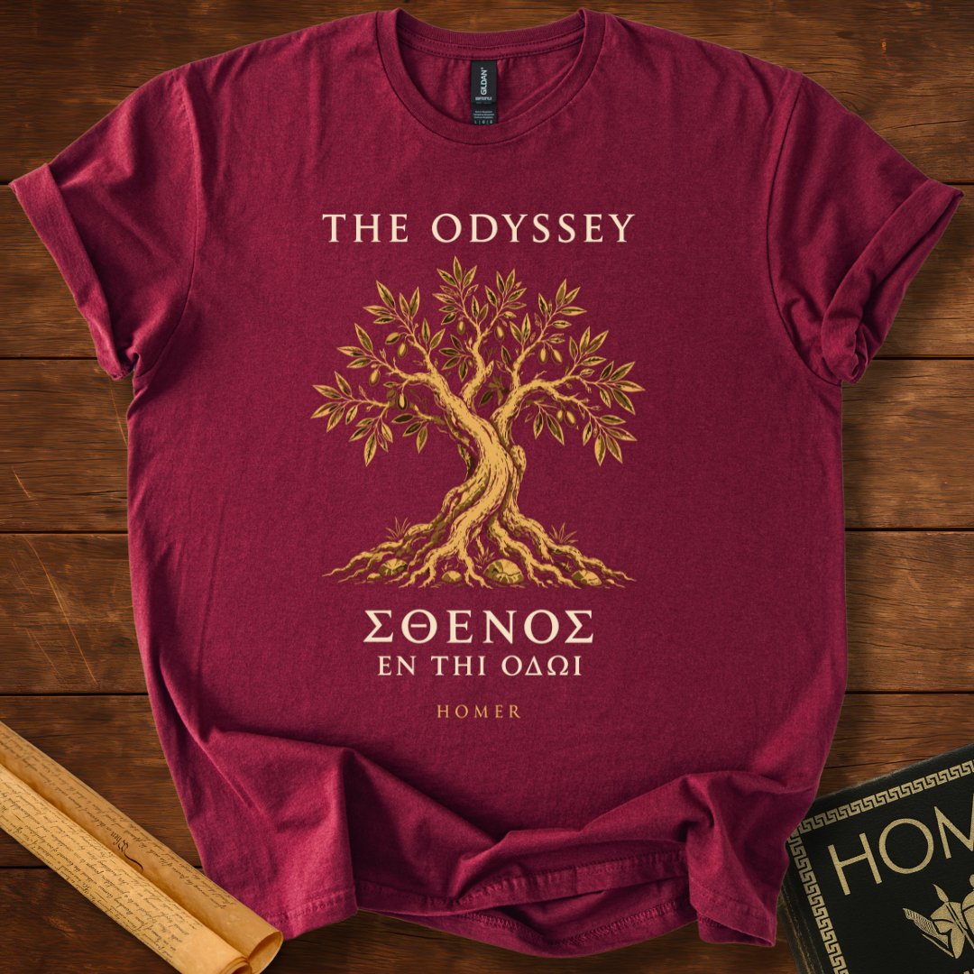 The Odyssey — "Strength in the Journey" (Greek Version) T-Shirt