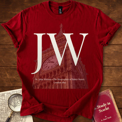 Dr John Watson Sherlock Holmes Duogram London T-Shirt