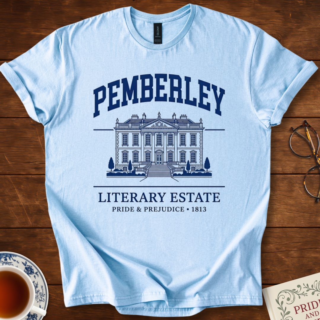 Pemberley Literary Estate Pride and Prejudice T-Shirt