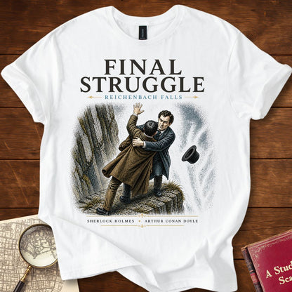 Final Struggle – Reichenbach Falls Sherlock Holmes T-Shirt