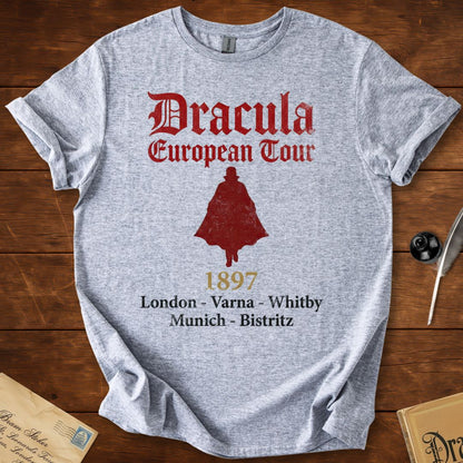 Dracula European Tour  1897 Distressed Version T-Shirt