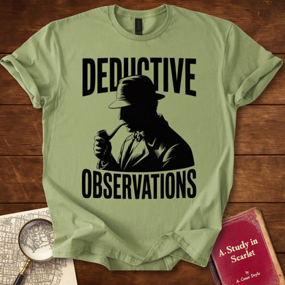 Deductive Observations – Sherlock Holmes Graphic T-Shirt