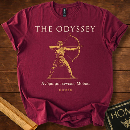 The Odyssey – Archer (Minimal Hero Pose)  Greek Classic Homer T-Shirt